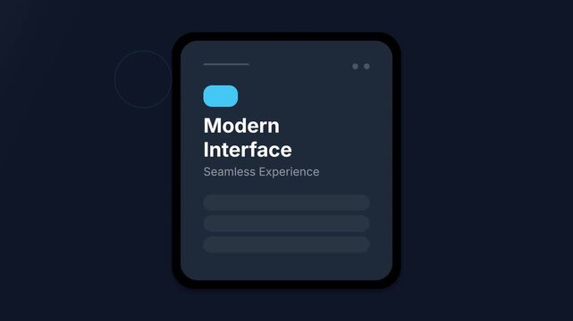 Modern Interface Design: User Experience and Digital Technology Concept.