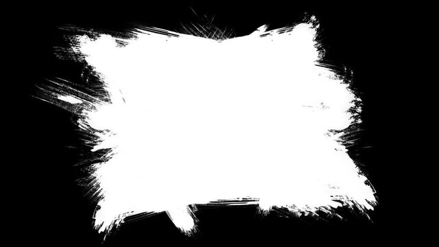 Brushstrokes video fraud. Stock 4k paint texture for slideshows and presentations. drip Black Strokes in Motion, video templates, editing, overlays, motion graphics, and digital media projects