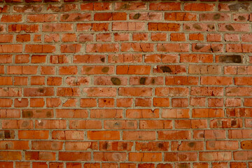 Fototapeta premium Old red brick wall texture background