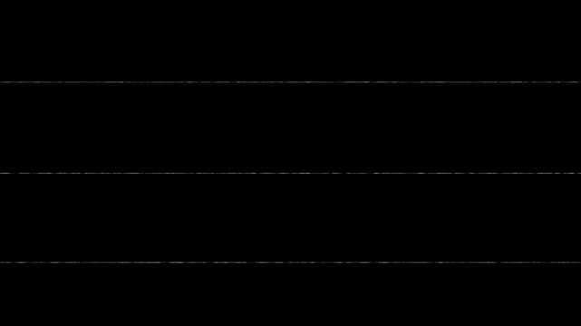 Old film tape defects noise animation. 4k video alpha channel