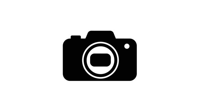 Black and white digital camera.