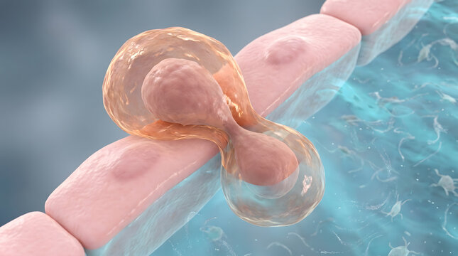 3D Immune Cell Diapedesis Transmigration Blood Vessel Wall Endothelium Biology Science Medical