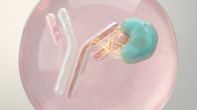 3D cell organelle chromosome centrosome flagellum biology medical science illustration