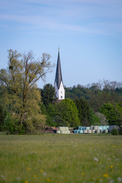 Kirche Wielenbach bei Weilheim in Oberbayern