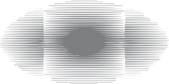A blank sheet of textured paper features a black and white abstract background with a striped silver pattern and light gray lines on a metallic aluminum surface design