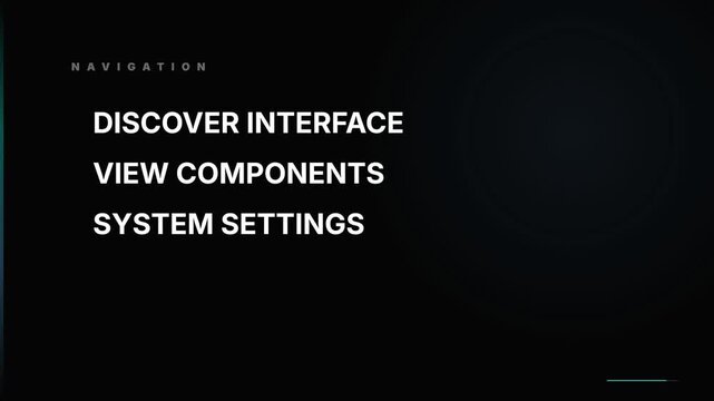 Discover Interface: Exploring System Settings and Component Views in a Modern Design.