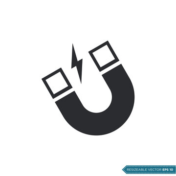 Magnet Laboratory Icon Vector Template