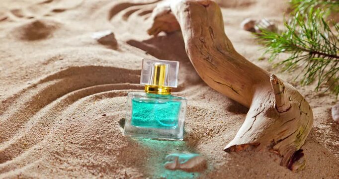 Intense blue perfume made with refreshing and cooling ingredients.