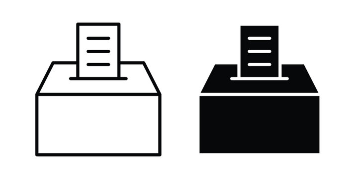 Complaint box icon set. Vector eps10