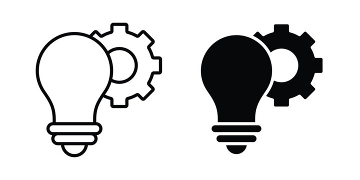 Innovation icon set. Vector eps10