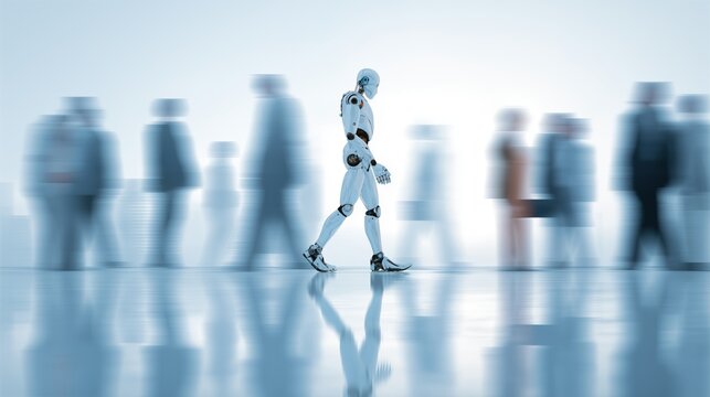 AI governance and ethics in the workplace with robots and humans