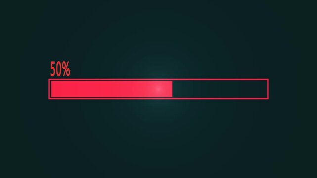loading bar spinning load wheel.abstract beautiful loading icon , processing ,downloading , glowing ,colorful animation .loading bar animation