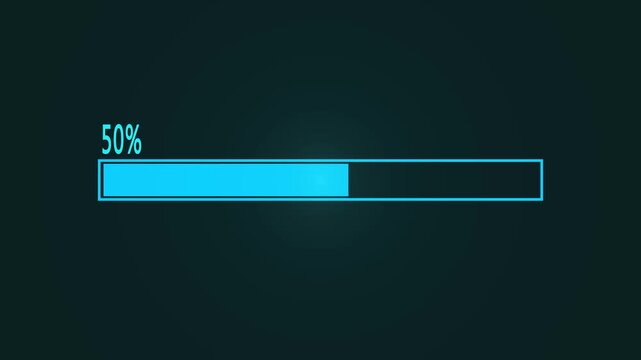 loading bar spinning load wheel.abstract beautiful loading icon , processing ,downloading , glowing ,colorful animation .loading bar animation