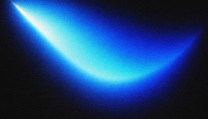 Glowing blue light abstract shape. © mamun
