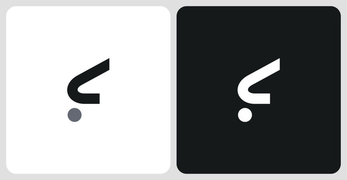 Minimalist Letter f Logo Minimal Dot f Dot / Modern f Monogram