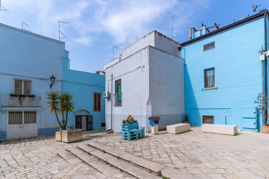 The Casamassima Town street view in Puglia Region of Italy