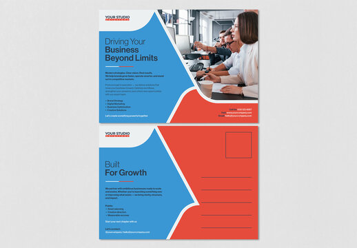 Professional Marketing Solutions Postcard Layout