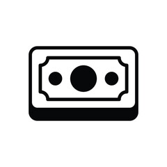 Obraz premium Money bill icon with currency business banknote illustration exchange