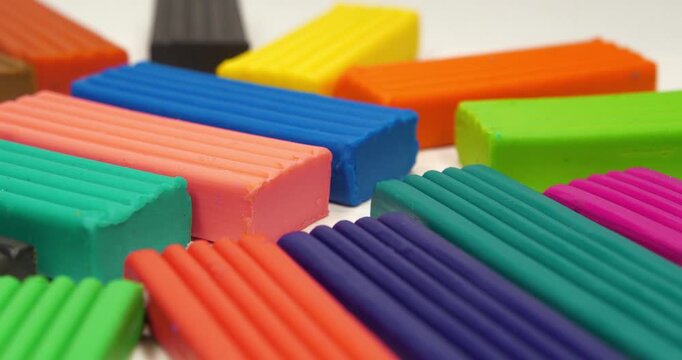Fun plasticine ready for shaping imaginative and colorful objects in creative play sessions