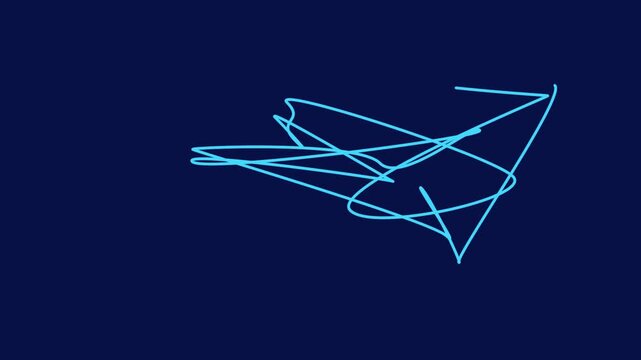 glowing blue checkmark symbol on dark gradient background for success and approval concepts