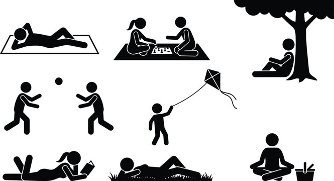 yoga poses sequence flat design vector illustration for wellness and fitness lifestyle
