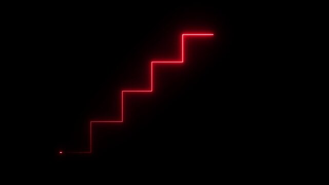 Animated Digital Progress Counter 0 to 100 Percentage Display
