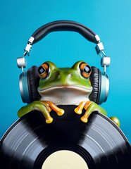 Música en disco de vinilo.