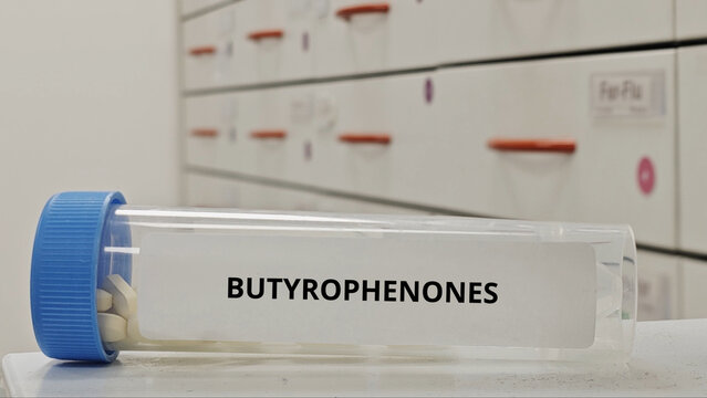 BUTYROPHENONES tablets used to treat psychosis and agitation