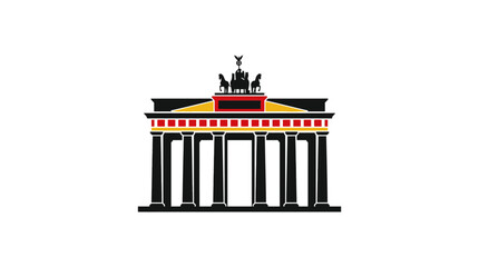 Brandenburg Gate Landmark: Berlin's Iconic Symbol © fitriyani
