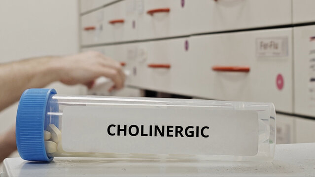 CHOLINERGIC agents affecting acetylcholine receptors in nervous system