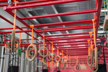 Ninja Club, indoor obstacle course.  © Михаил Решетников