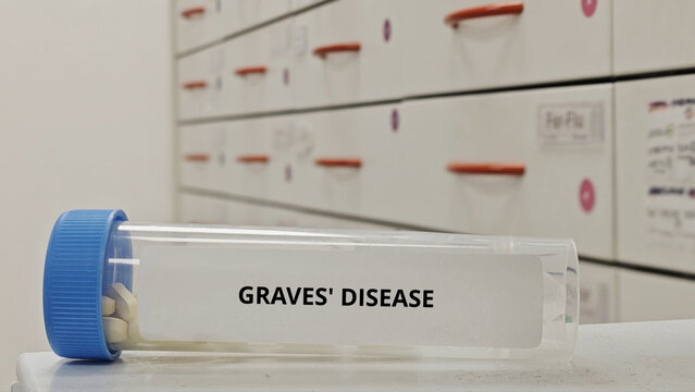 GRAVES DISEASE treatment tablets used to manage thyroid hormone overproduction