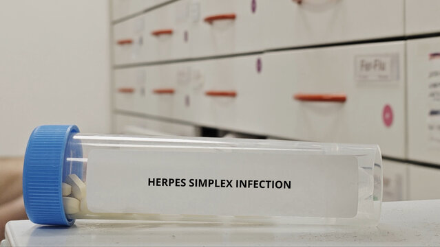 HERPES SIMPLEX INFECTION treatment tablets used to suppress viral replication