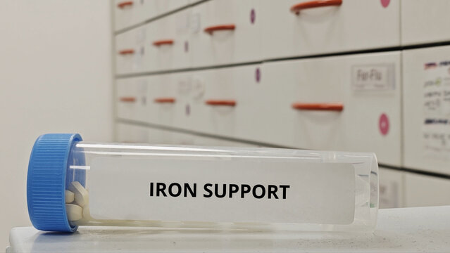 IRON SUPPORT tablets for treat iron deficiency anemia and improve hemoglobin levels