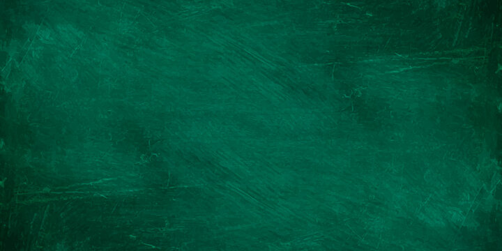 Dark Emerald Green Grunge Background with Scratched Texture, Vintage Slate Blackboard Effect for Overlay and Design. A High-Quality, Moody Emerald Green Background