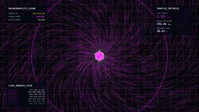 Real-Time Vulnerability Scan: Magenta Network Audit HUD