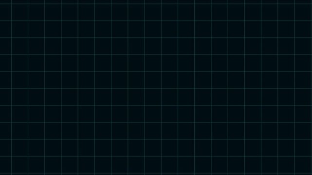 Animated grid lines moving from bottom to top in 4k background video, Vertical black graph paper motion video background, looping video set, Purple moving grid animation on black background 4K