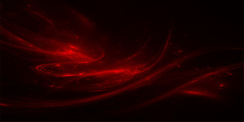 An abstract, ethereal composition of fiery red energy swirls and currents, rendered in a striking dark gradient backdrop, inviting the viewer into a world of artistic interpretation.  © dark chocolate