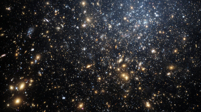 There are estimated to be over 2 trillion galaxies, each containing millions to trillions of stars. 