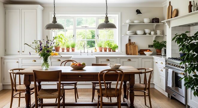 Bright Modern Kitchen Interior