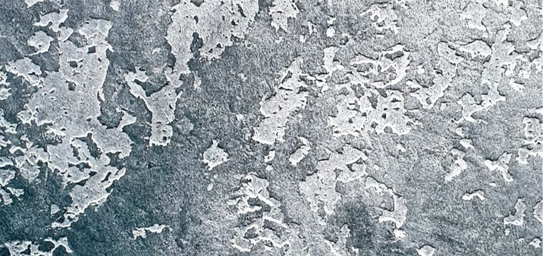 Grey textured concrete wall background with weathered plaster effect.Decorative plaster texture "Map of the world" for modern loft interior.Grunge gray cement surface texture. Vector.