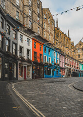 Naklejka premium Victoria Street, Edinburgh, U.K.