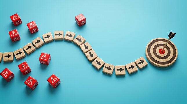 Navigating Risks and Obstacles Strategic Path to Goal Achievement and Business Success