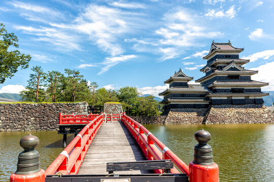 Summer at Matsumoto Castle in Nagano, Japan