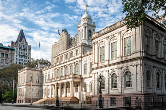 New York City Hall in Autumn