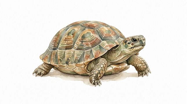 Tortoise Isolated Illustration &ndash; Wildlife Animal