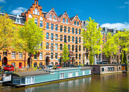 Houseboat Barge, Amsterdam Canal Belt