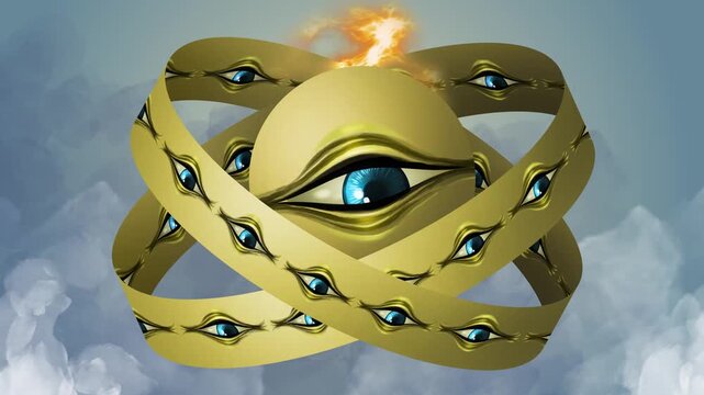 ophanim biblically accurate angel burning wheel of eyes