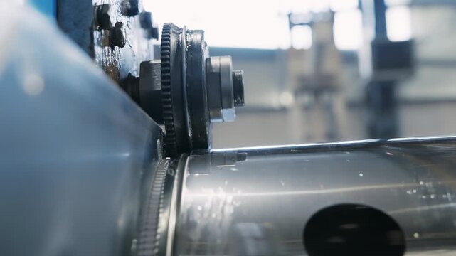 Industrial Stainless Steel Gear Production Machine in Factory