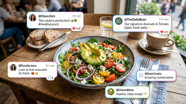 Fresh avocado salad gaining popularity on social media